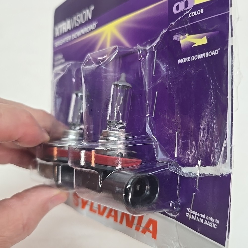SYLVANIA - H11 XtraVision - Halogen Headlight (2 Bulbs) Packaging Is Damaged