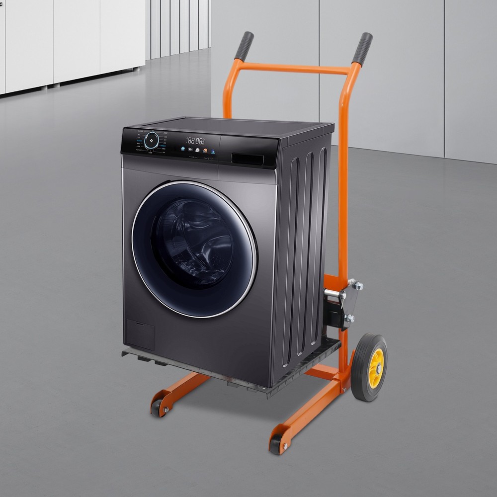 577 lbs Hydraulic Lift Stacker with Adjustable Height for Easy Material Handling