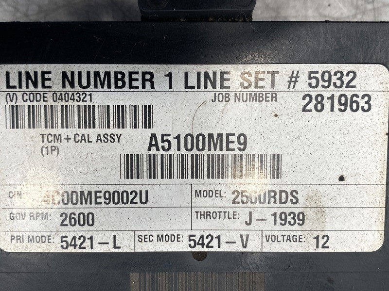 Allison Transmission Control Module 29545536 (357-10398)