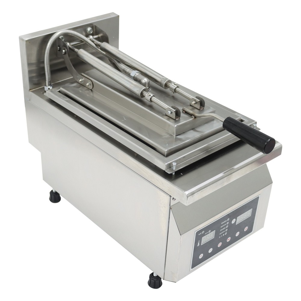 220V Stainless Automatic Dumpling Frying Machine Fried Steam Dumpling Maker