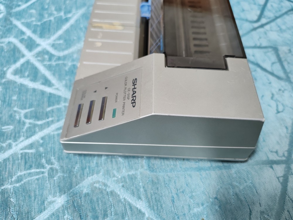 Vintage SHARP CE-515P plotter working with 4 pens Sold as part