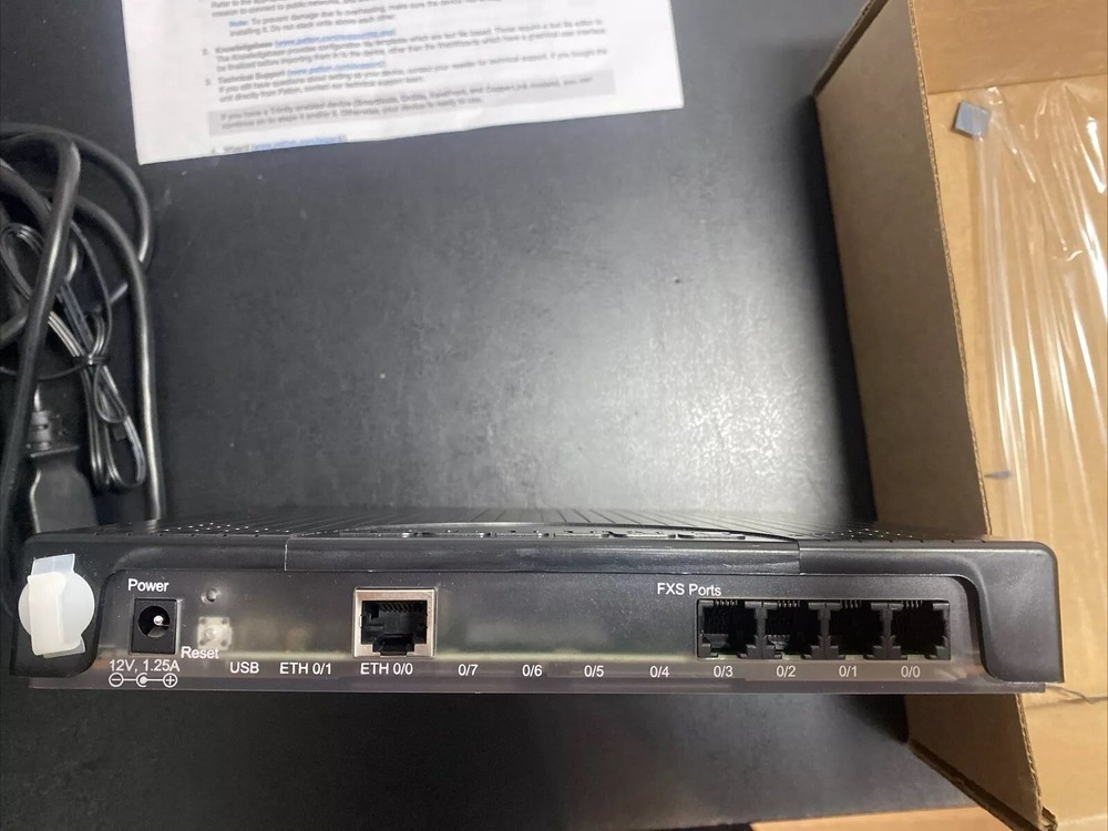 Patton SmartNode 4141 VoIP Gateway SN4141/4JS4V- NEW!!