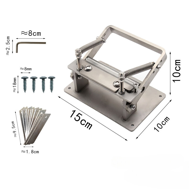 Manual Leather Thinning Tool Manual Leather Peeling Kit Leather Splitter Set
