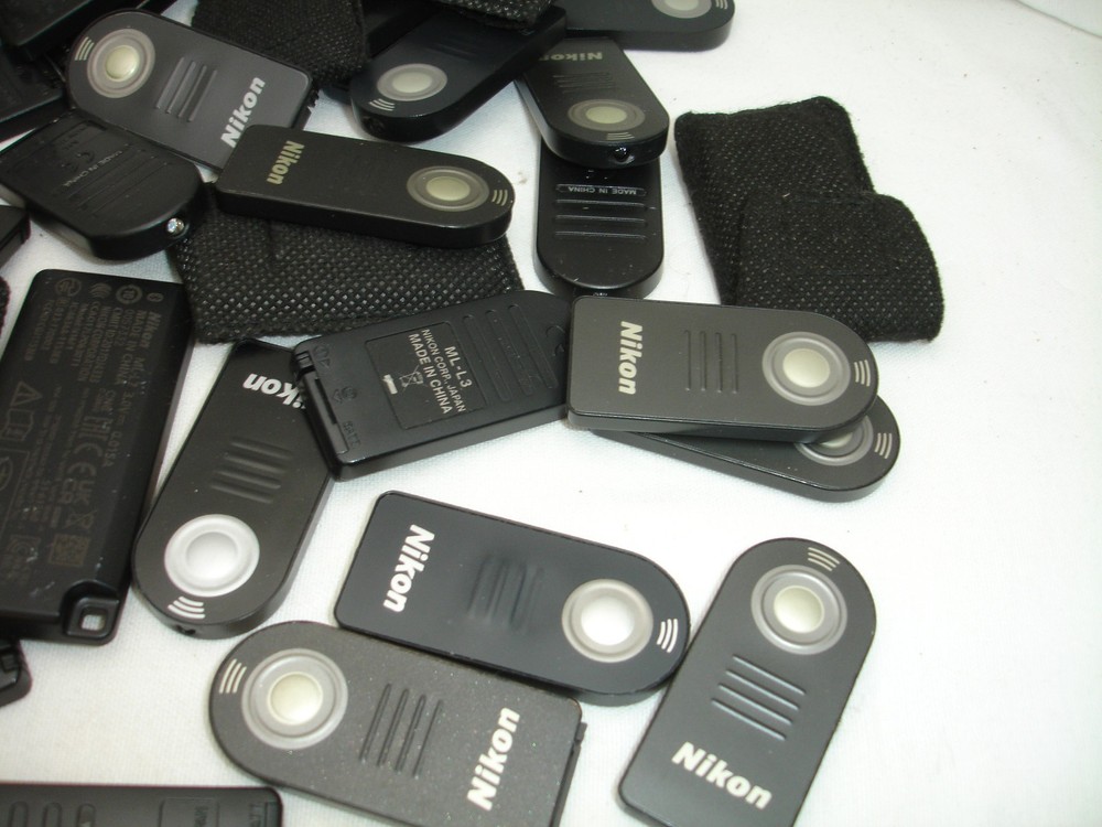 NIKON Camera Remote Control Lot 37 pcs Untested