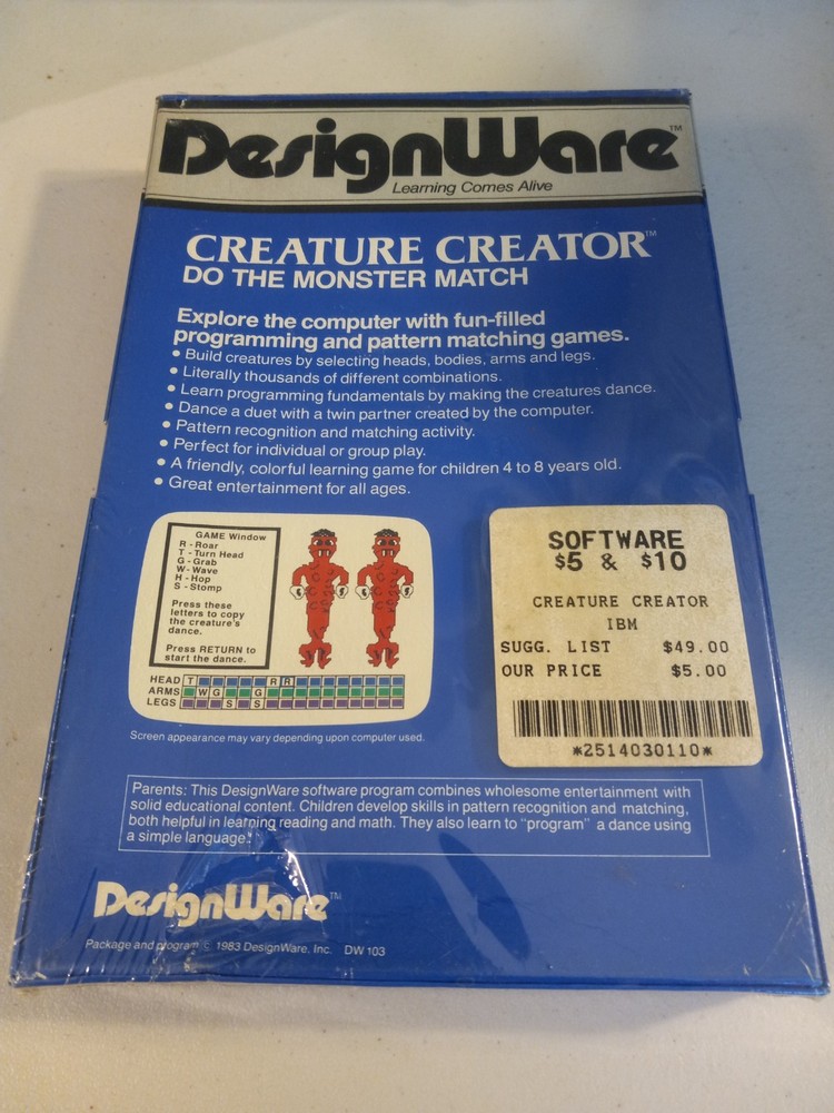 Sealed Creature Creator - DesignWare - IBM 64K New