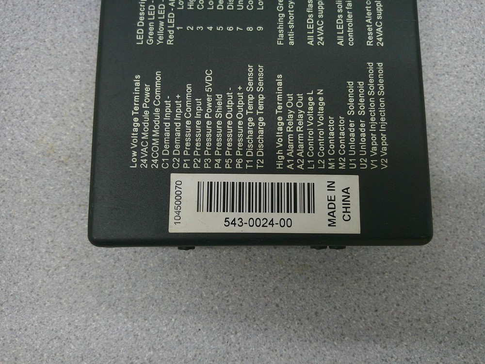 COPELAND SCROLL DIGITAL COMPRESSOR CONTROLLER 543-0024-00