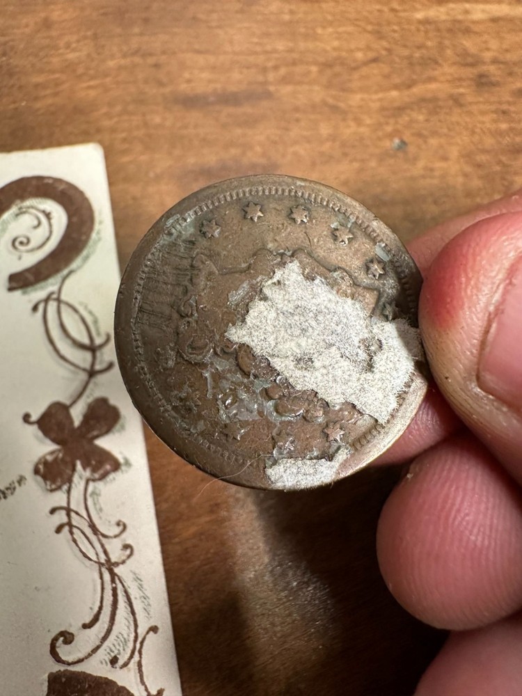 SAVE 99 MORE LUCKY LARGE CENT PENNY POSTCARD MAILER AS-IS