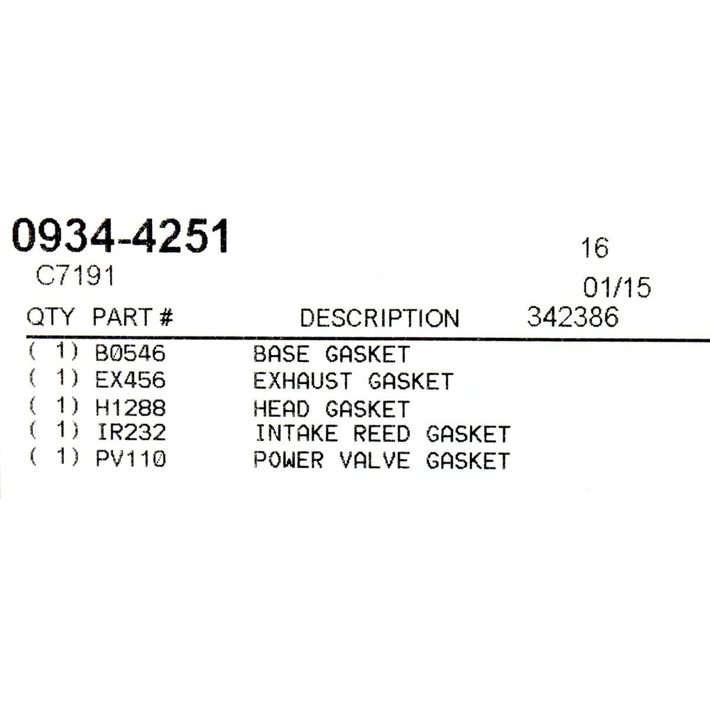Cometic Top End Gasket Kit - C7191