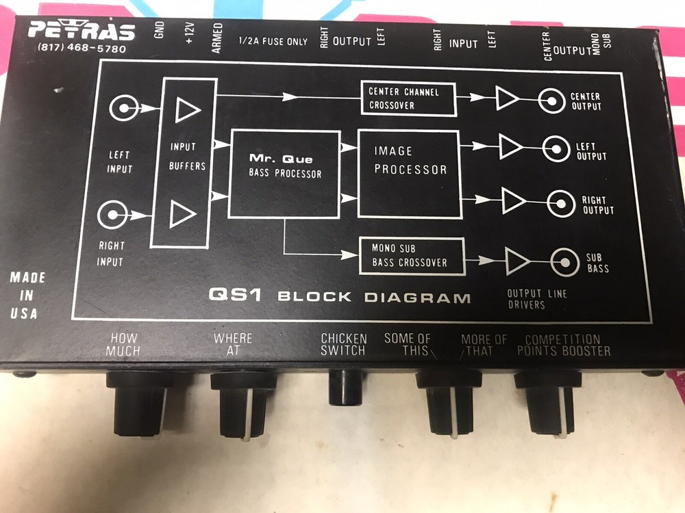 RARE Petras Mr Que Equalizer OLD SCHOOL EQ Bass Processor