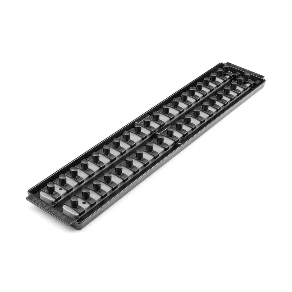 3/8 In. Drive 2-Rail Socket Organizer Set, Gray (40-Tool)