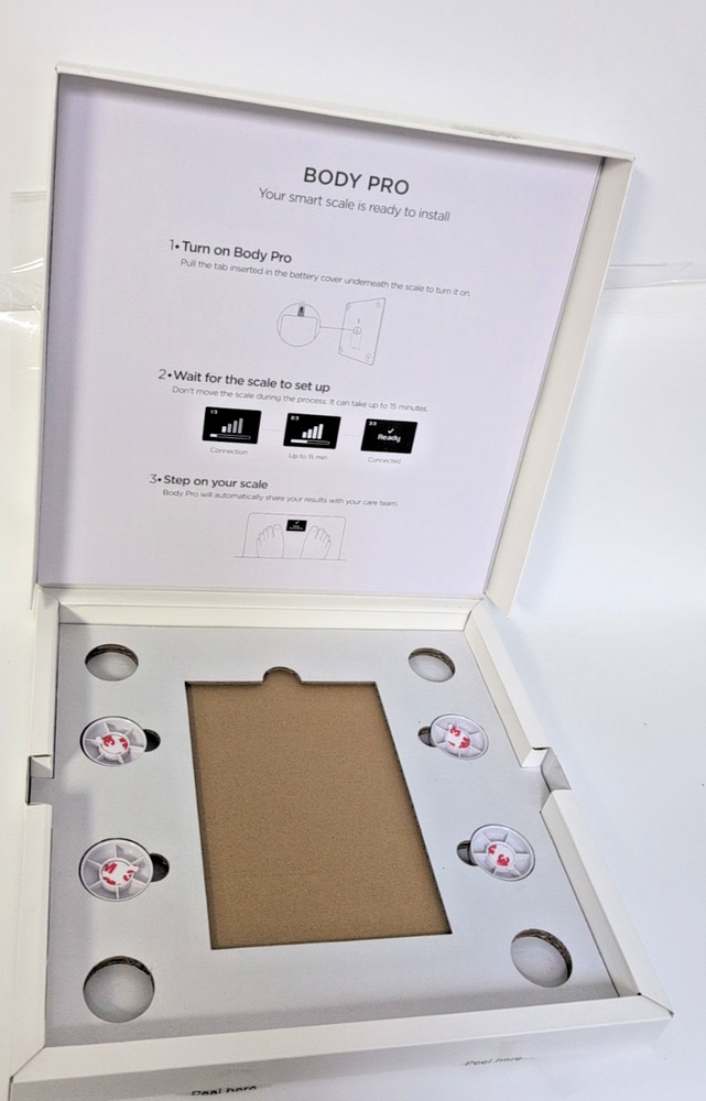 Withings Body Pro Bluetooth Wifi Smart Scale WBS09 White iOS Android