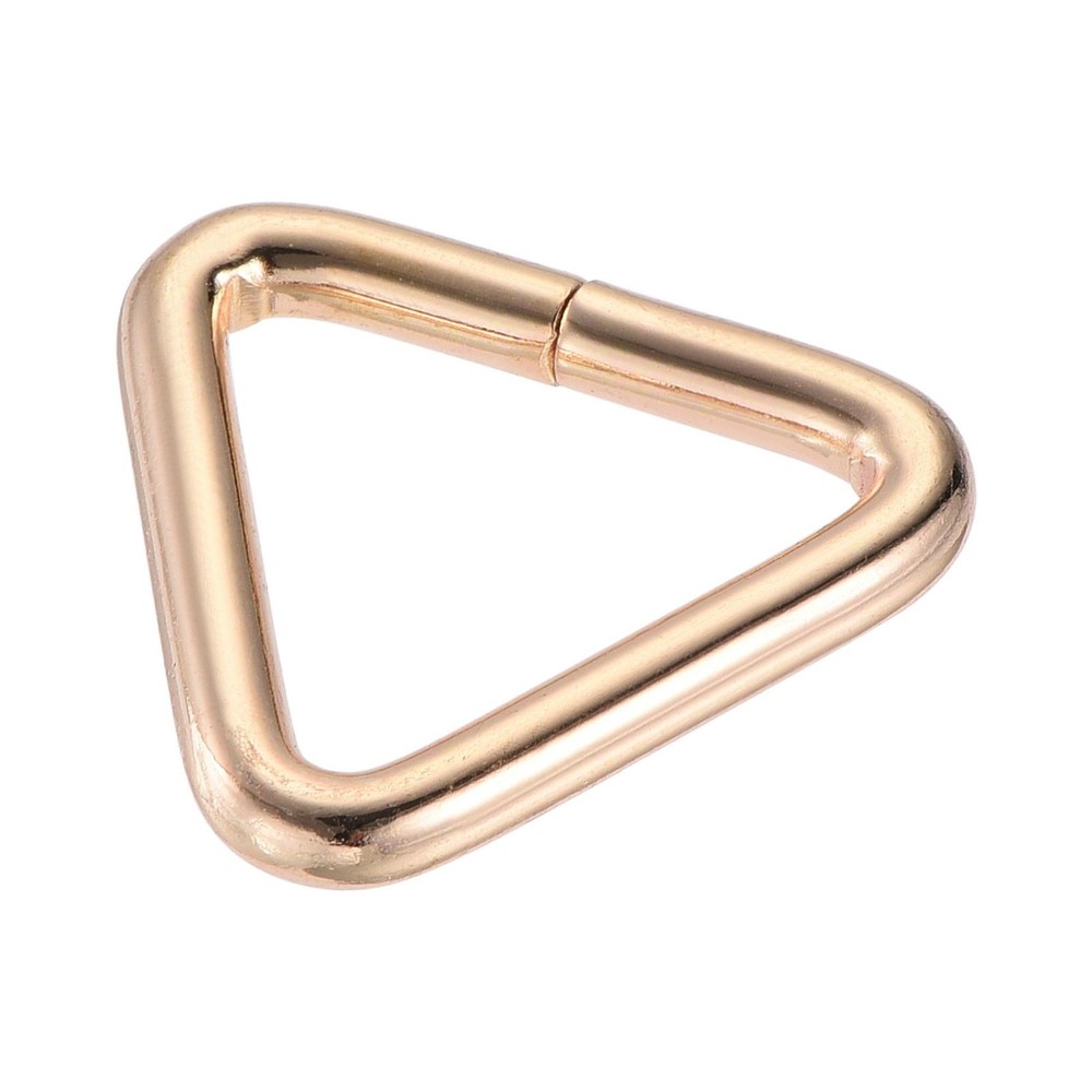 Metal Triangle Buckle 25mm Inner Gold Width 20pcs