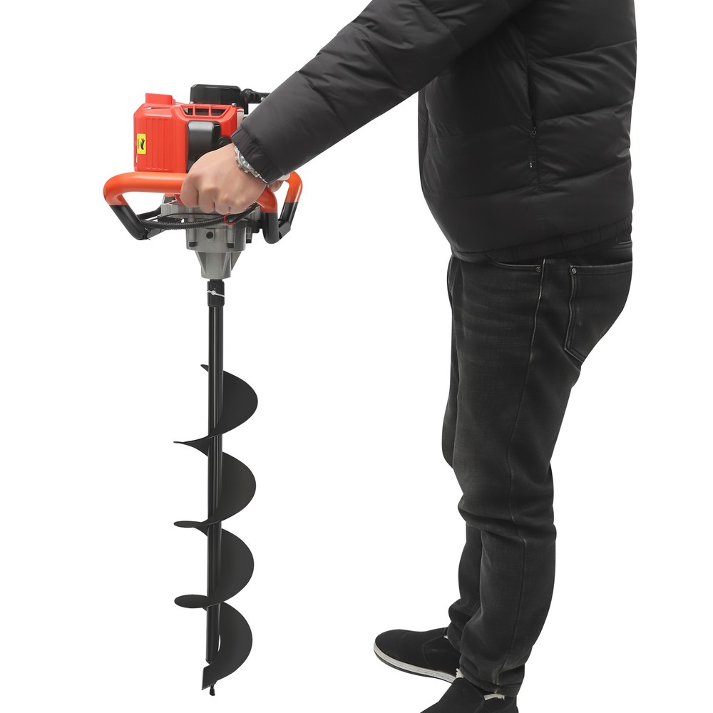 2.3HP Earth Auger Digging Drill Machine Kit Post Hole Digger with 3 Drill Bits