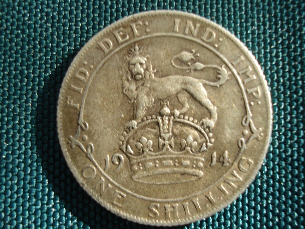 1914 One Shilling Great Britain
