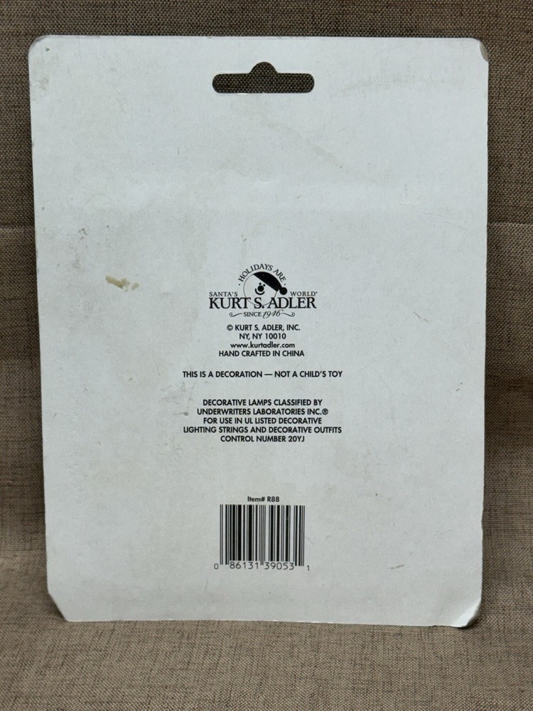 Kurt Adler Nostalgic Glass Lights Replacement Bulbs - Snowmen