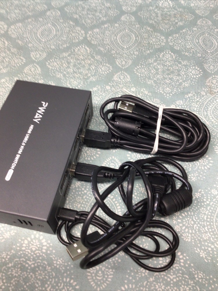PWAY HDMI USB 2.0 KVM Swith 2 Port