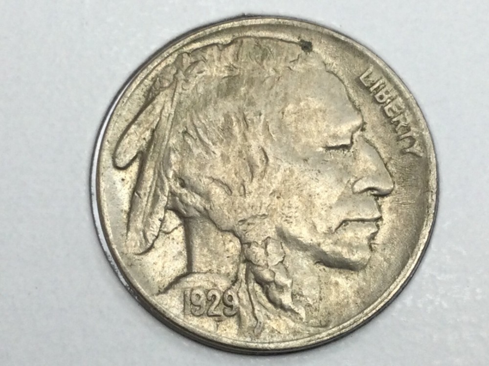 1929 Buffalo Nickel in almost uncirculated