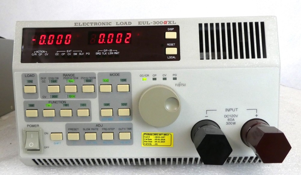 Fujitsu Electronic EUL-300αXL Electronic Load Module 300W Working Surplus