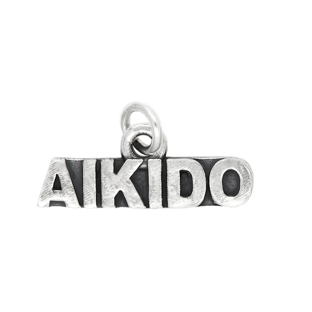 Sterling Silver Aikido Charm Pendant