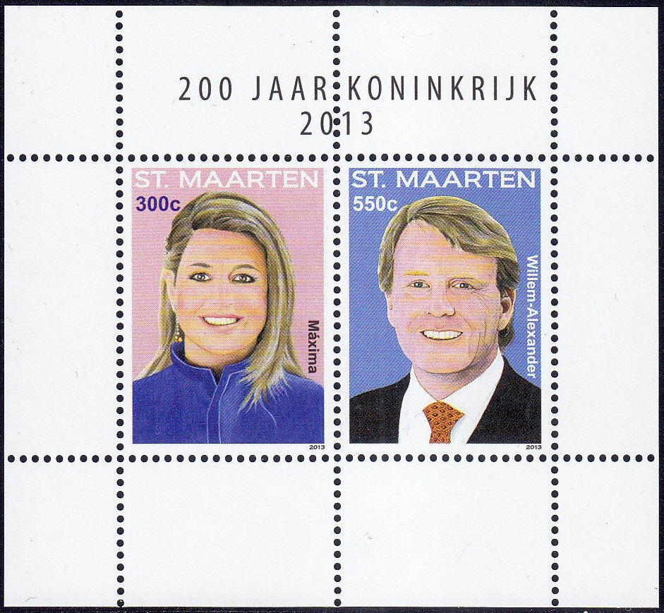 Sint Maarten Issue 2013 (174) Royalty