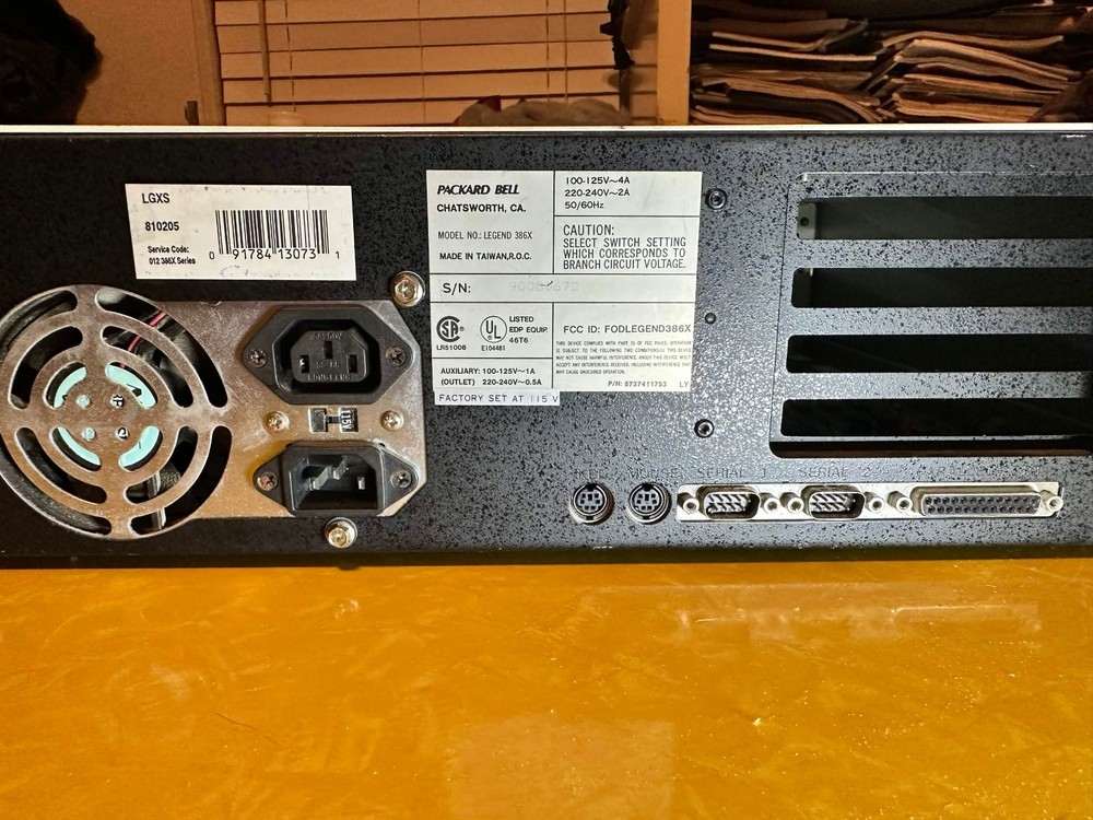 Packard Bell Legend 386X RARE Working