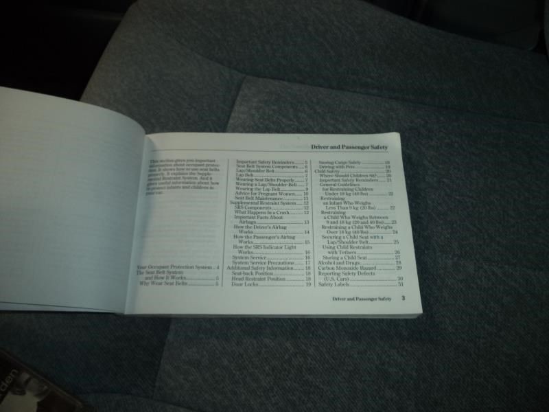 1995 ODYSSEY Owners Manual 938451