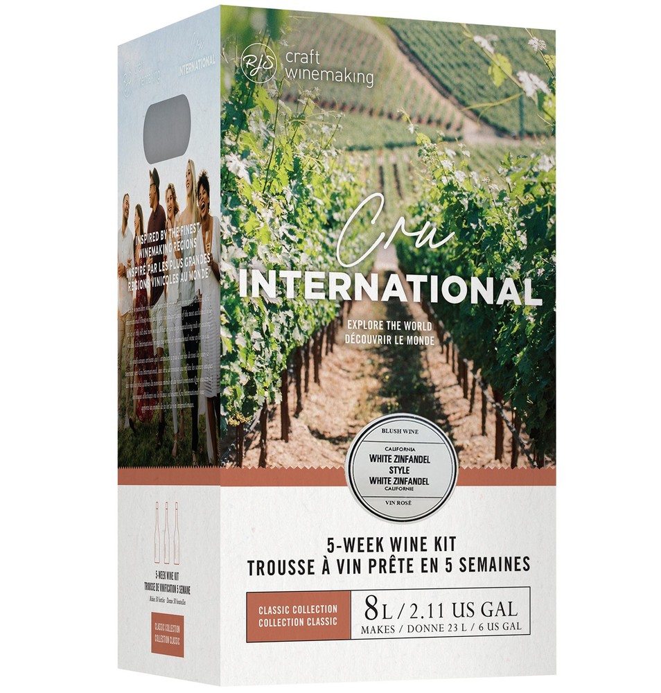 Wine Ingredient Kit - Cru International - California White Zinfandel Style