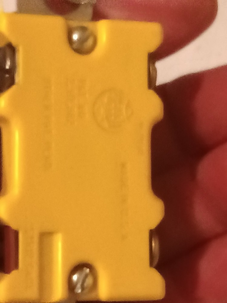 Vintage Hubble Single Pole Press Switch NOS