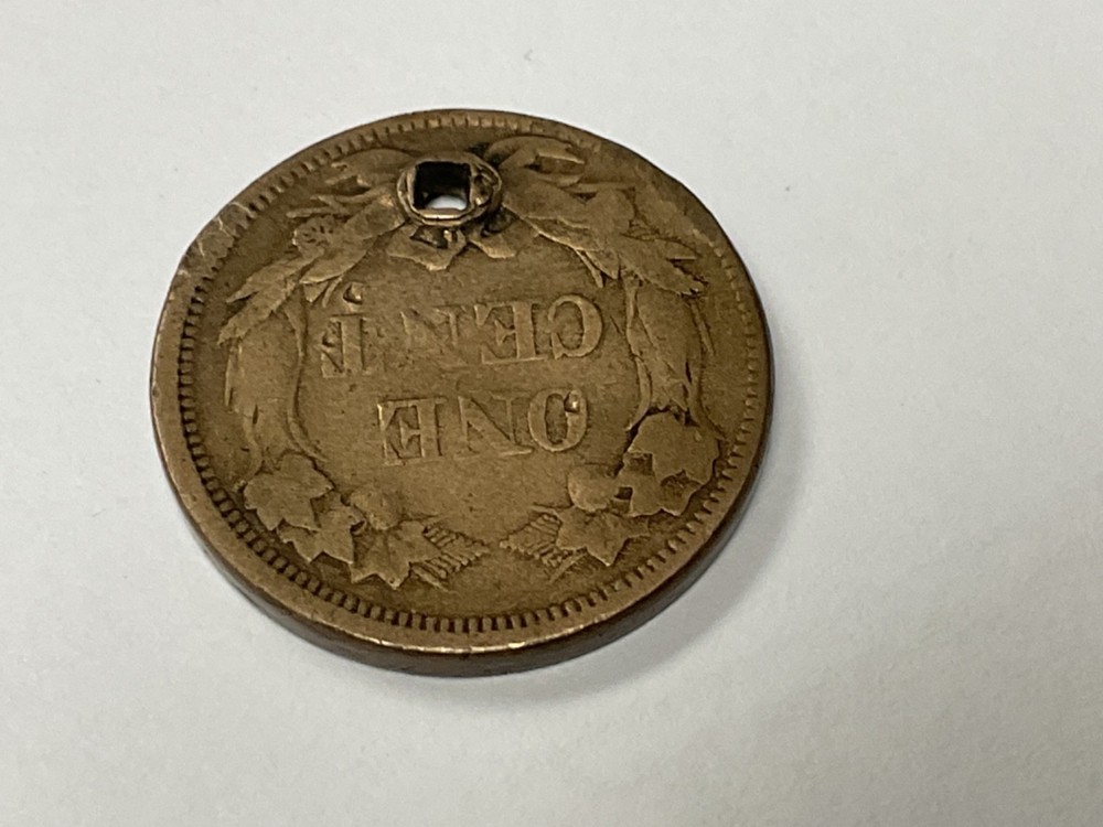 1858 1c Flying Eagle Cent Penny