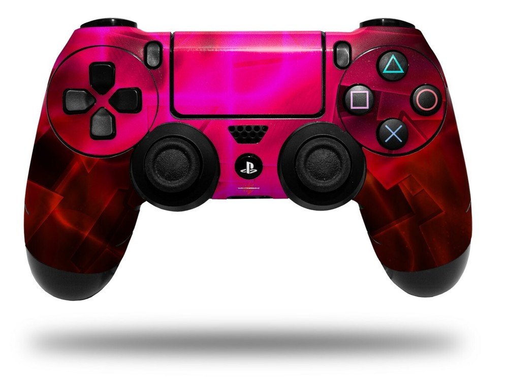 Skin for Sony PS4 Controller Cubic Shards Red