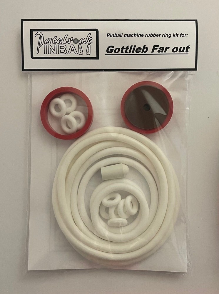 1974 Gottlieb Far Out Pinball Machine Rubber Ring Kit