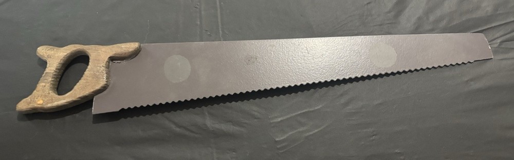 Mini Hand Painted Saw 12”