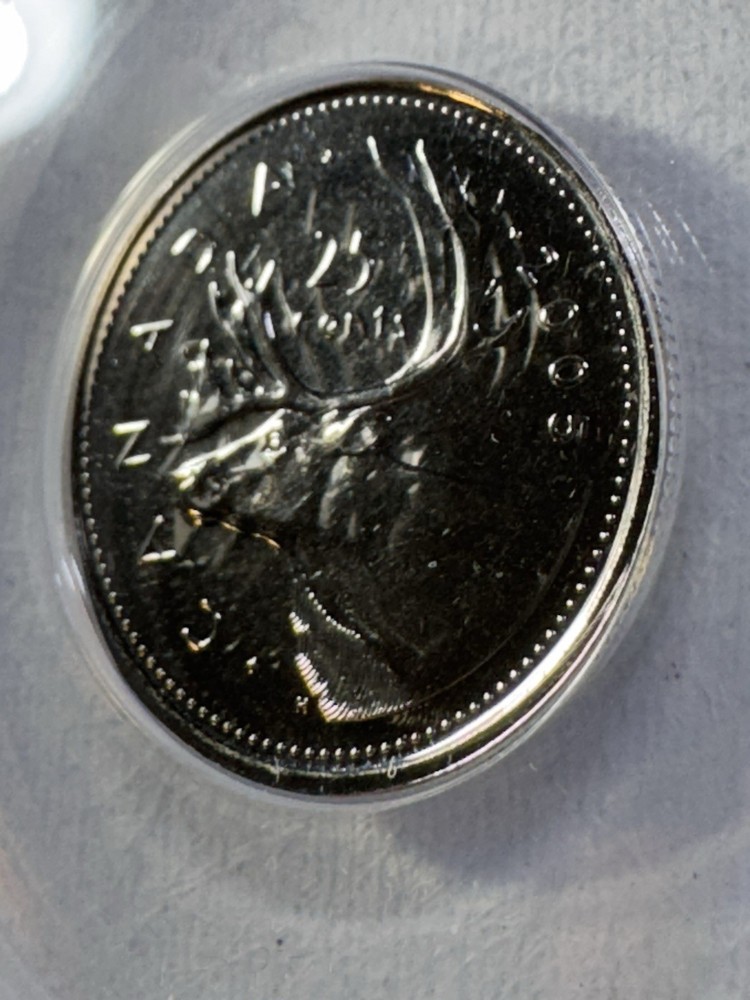 2005-P Canada 25 Cents Graded MS 68 by ANACS