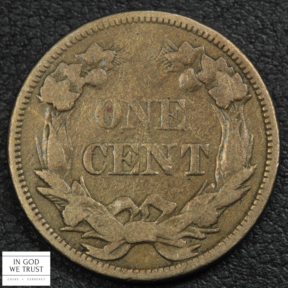 1858 Large Letters Flying Eagle Cent 1C