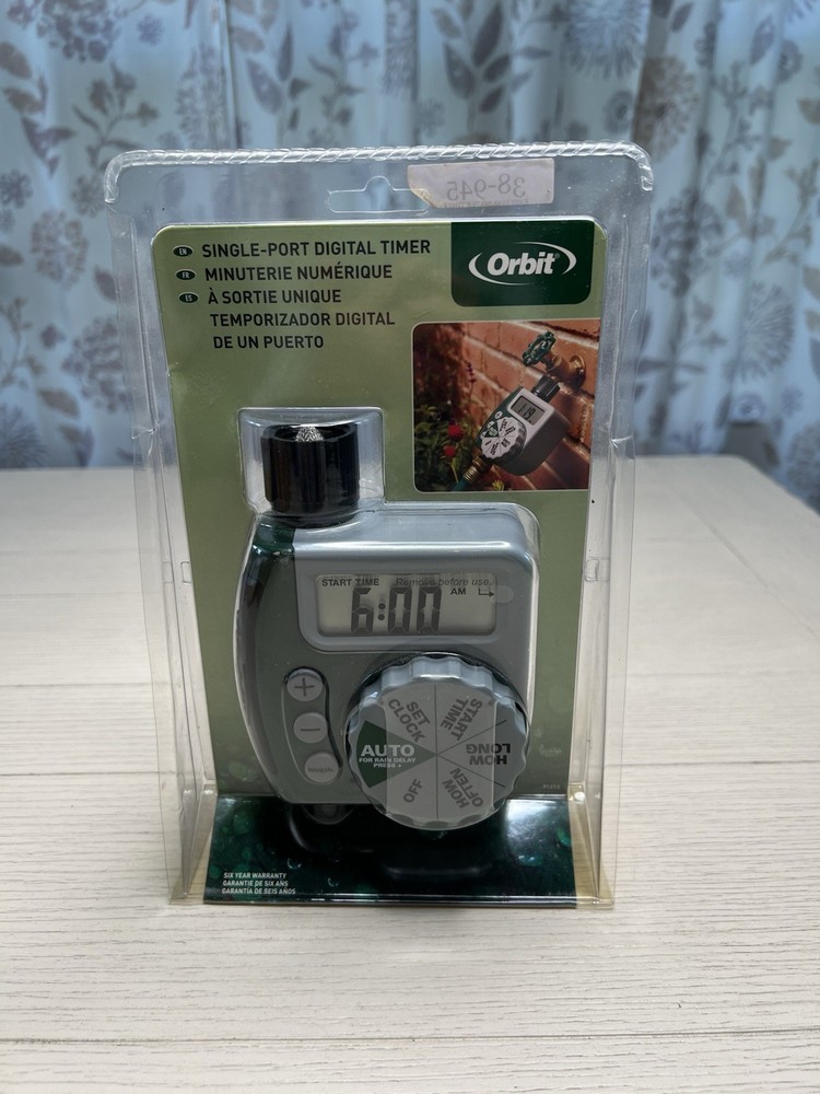 Orbit Single - Port Digital Timer Model # 91213 NOS