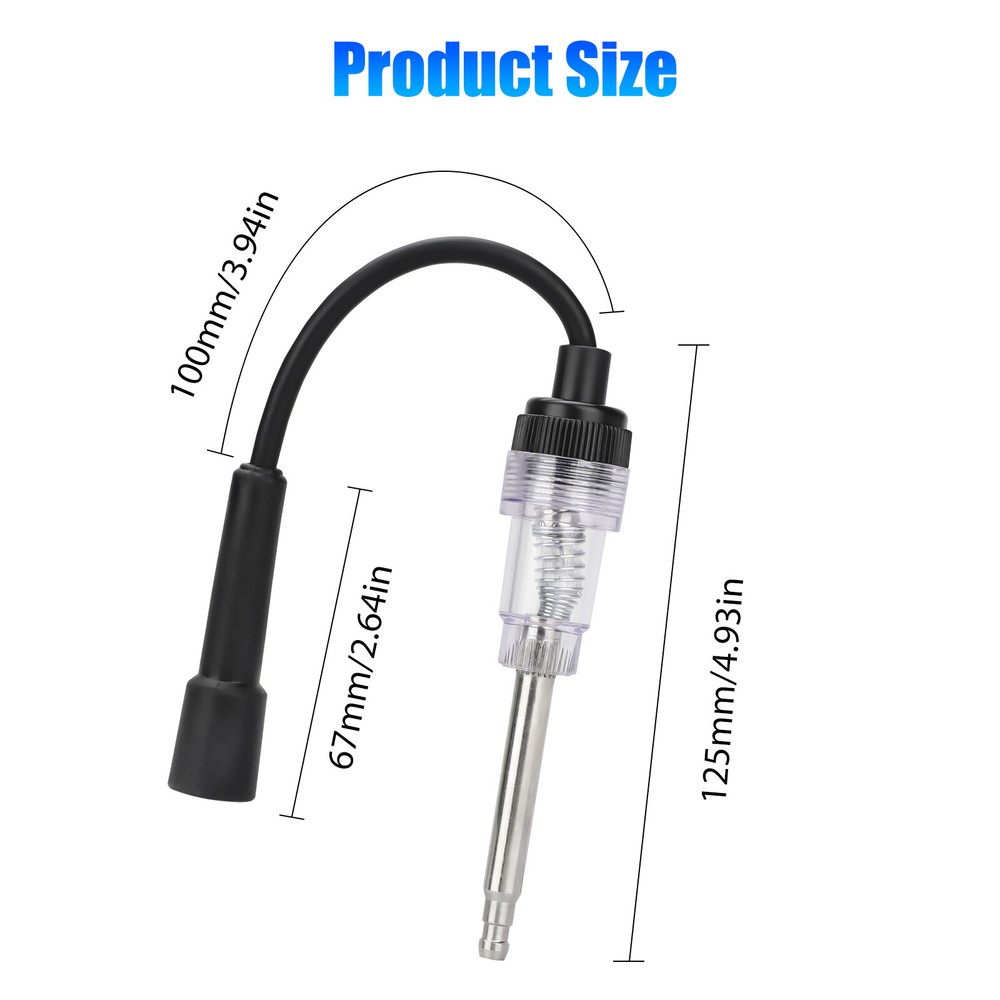 3x Spark Plug Tester Ignition System Coil Engine In Line Diagnostic Test Tools