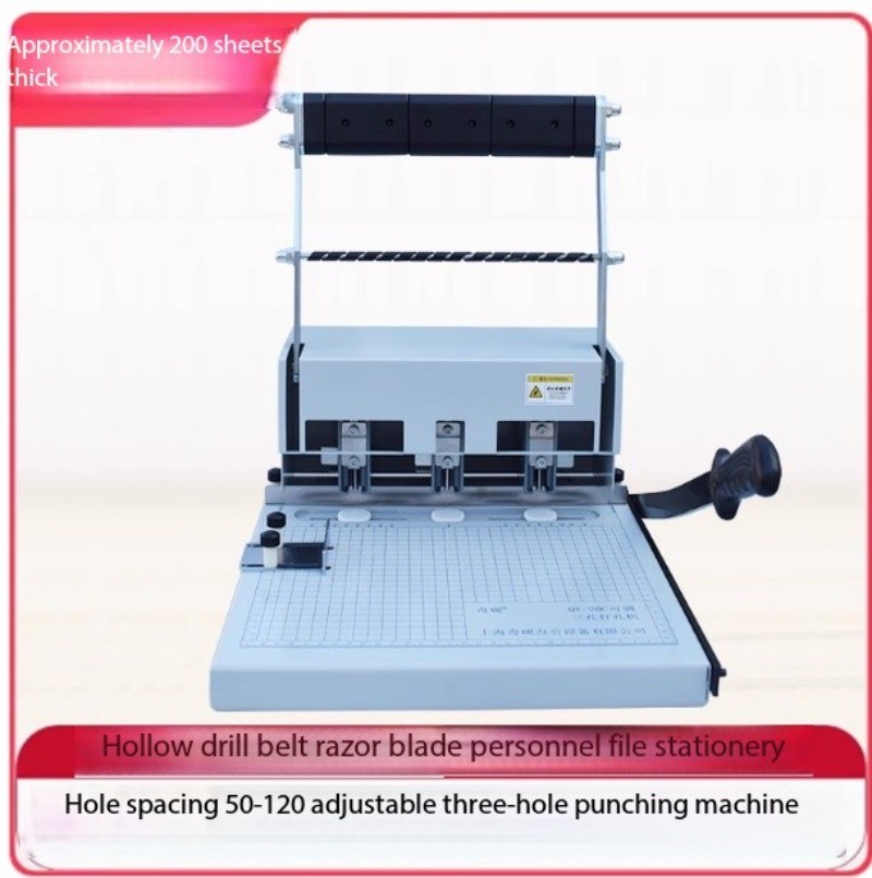 Three-Hole Small Manual Bookkeeping Voucher Punching;
