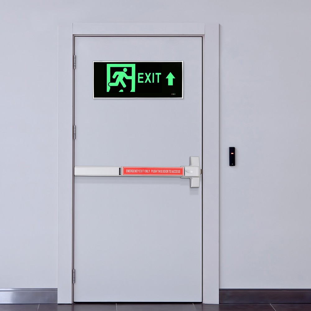 Safety Exit Lock Emergency Exit Device Door Push Bar Hardware Latches 25.59 inch