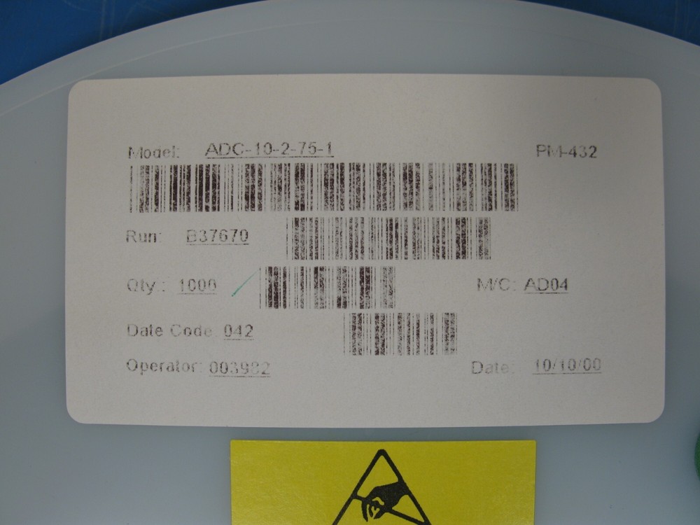(2) Mini-Circuits ADC-10-2-75-1 75Ohm 10dB Surface Mount RF Directional Coupler