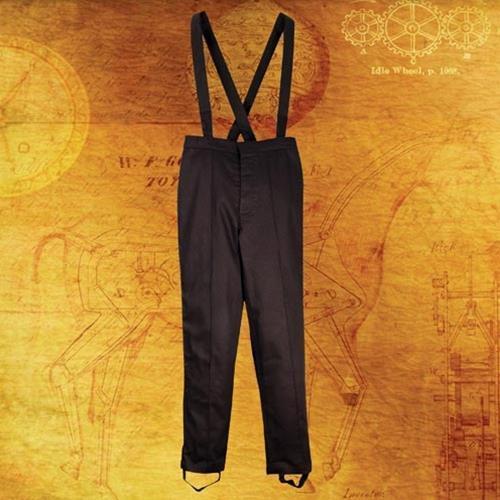 Steampunk Empire Black Military Pants