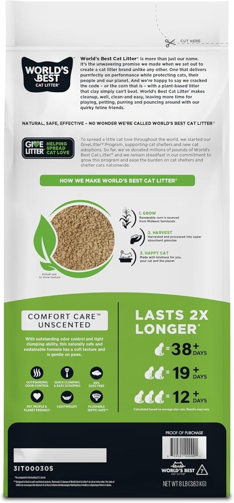 Lightweight & Easy Scooping Cat Litter