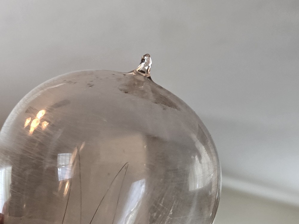 Antique Edison light bulb. Untested.