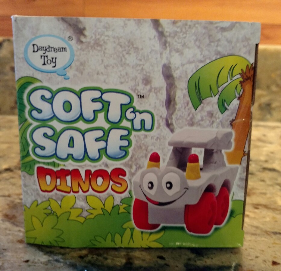 NIB SOFT'N SAFE DINO FUN SET