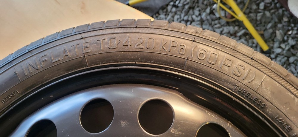 MAXXIS COMPACT SPARE TIRE SIZE T145/70R17