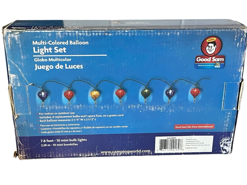 Good Sam Mason Jar Camper RV String Lights