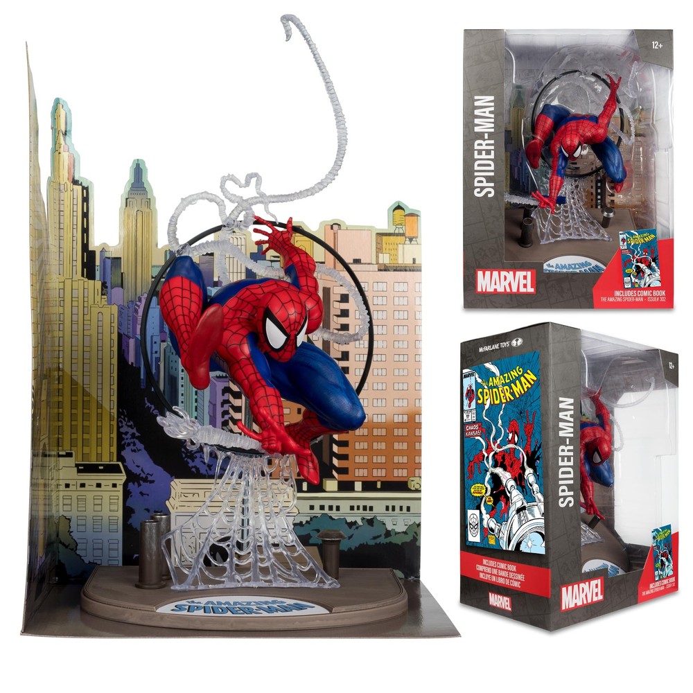 McFarlane Toys - Marvel Spider-Man 1:6th Scale Posed 1:6 scale, Multicolor