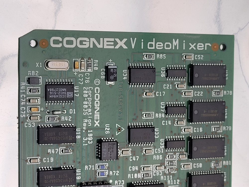 Cognex VM16A 200-0075-RE Vision Image Board + VideoMixer ISA Card Working Pull