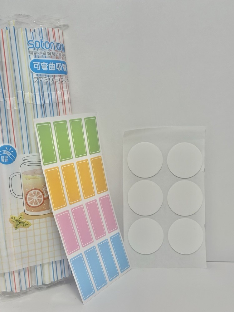 Straw Holder for Cabinet Doors - No Drill Adhesive Organizer.