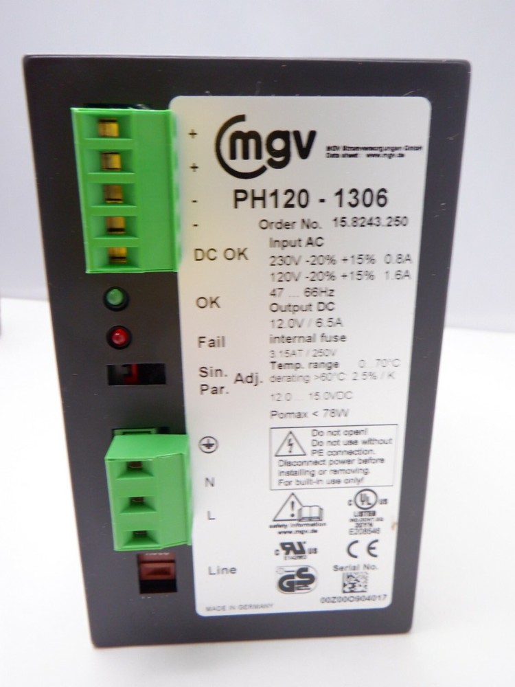 MGV PH120-1306 Power Supply new