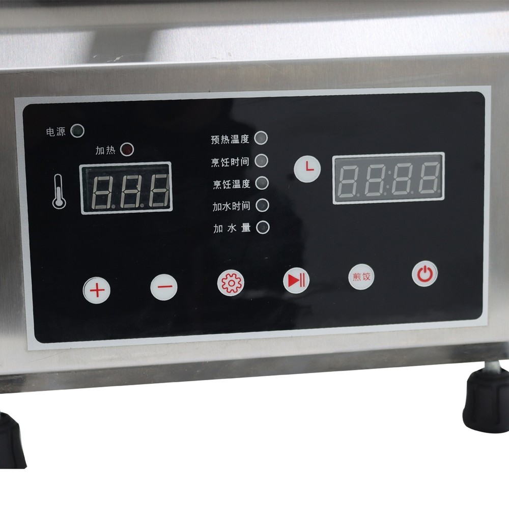 220V Stainless Automatic Dumpling Frying Machine Fried Steam Dumpling Maker